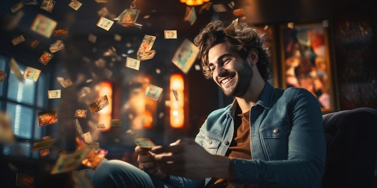Pengguna mobile membaca manfaat VIP akun